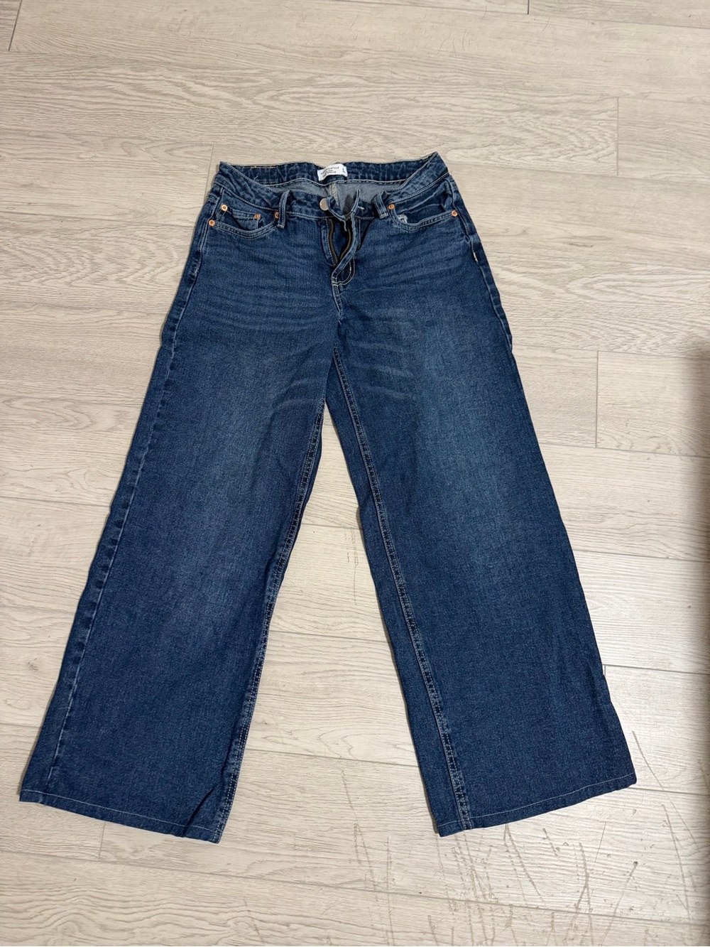 Aeropostale Wide-Leg Dark Indigo Jeans